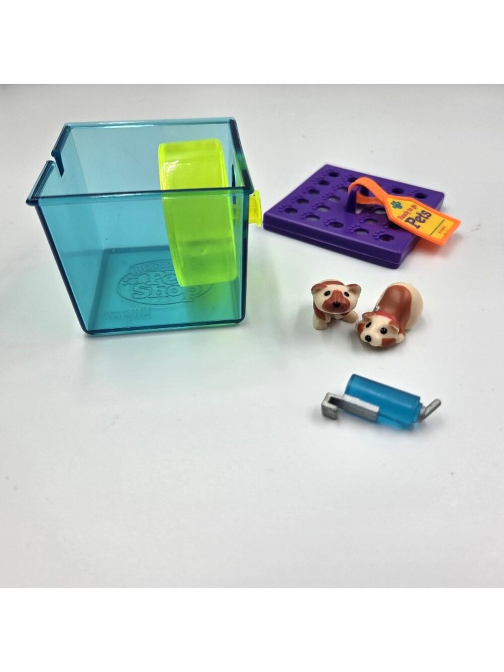 Vintage Kenner Littlest Pet Shop Ready To Go Busy Hamsters & Wheel 1993 LPS